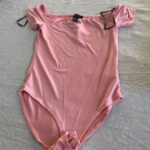 Forever 21 pink body suit XS